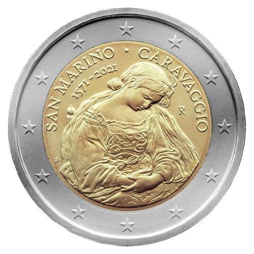 2€ S. Marino 2021 &#8211; Caravaggio