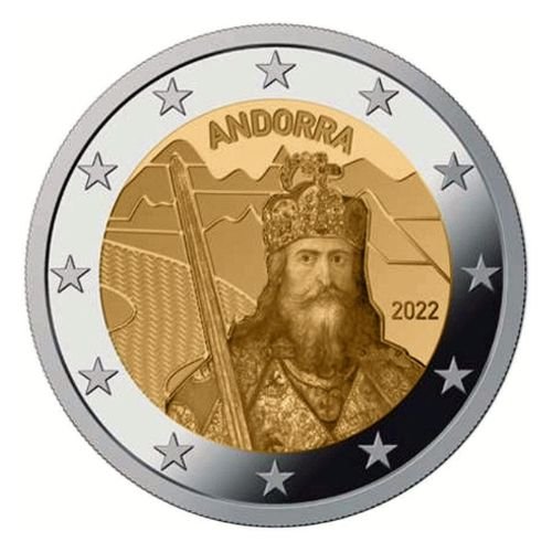 2€ Andorra 2022 &#8211; A Lenda de Carlos Magno