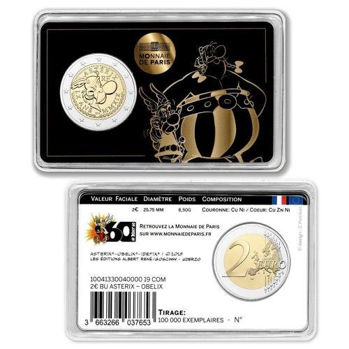 2€ França 2019 &#8211; Astérix - Obelix e Asterix