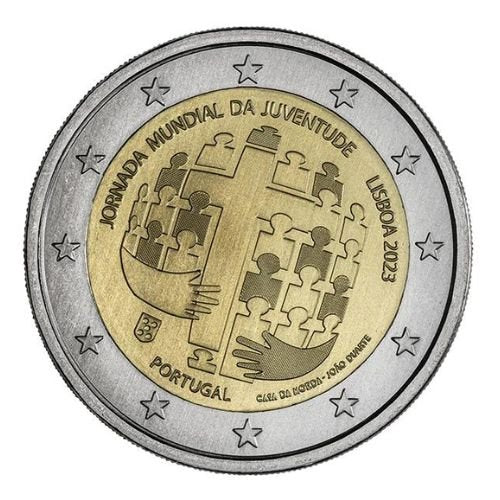 2€ Portugal 2023 &#8211; Jornada Mundial da Juventude 2023 - 1 Rolo (25 moedas)