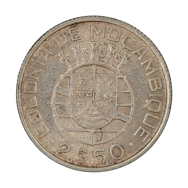 Moçambique - 2.50 Escudos 1942 Prata