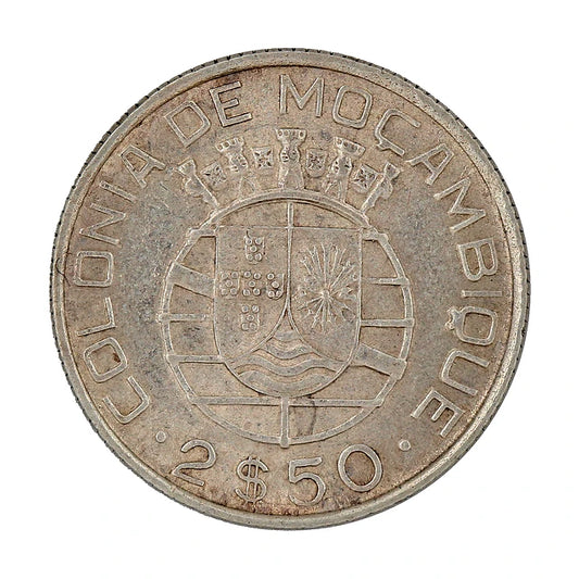 Moçambique - 2.50 Escudos 1942 Prata