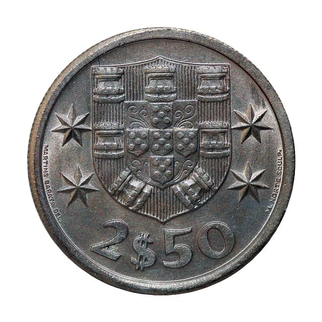 2.50 Escudos 1967 Cupro-Níquel