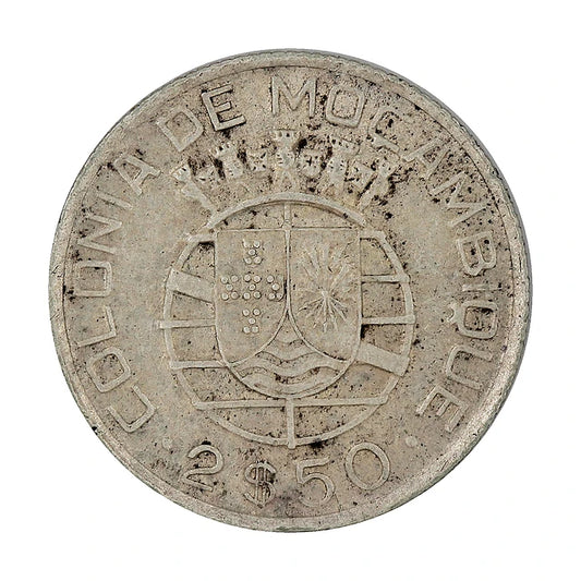 Moçambique - 2.50 Escudos 1950 Prata