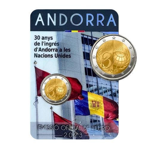 2€ Andorra 2023 &#8211; 30 Anos de Membro da ONU