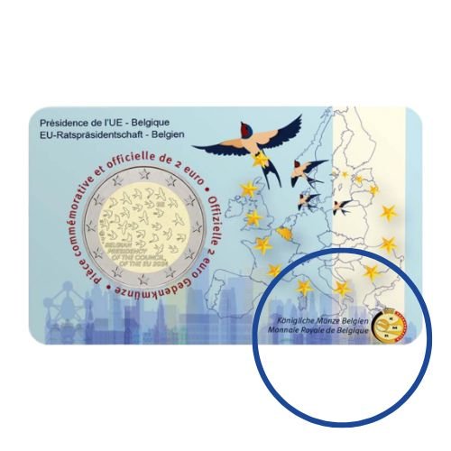 2€ Bélgica 2024 &#8211; Presidência - Versão Francesa